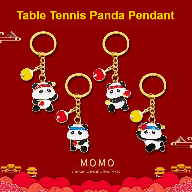 Table Tennis Keychain - Porte-clés de tennis de table, souvenir