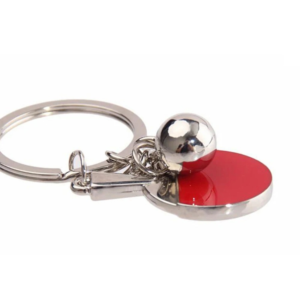 Table Tennis Keychain - Porte-clés mini raquette de ping-pong en