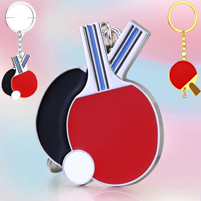 Table Tennis Keychain - Porte-clés de Tennis de Table créatif,